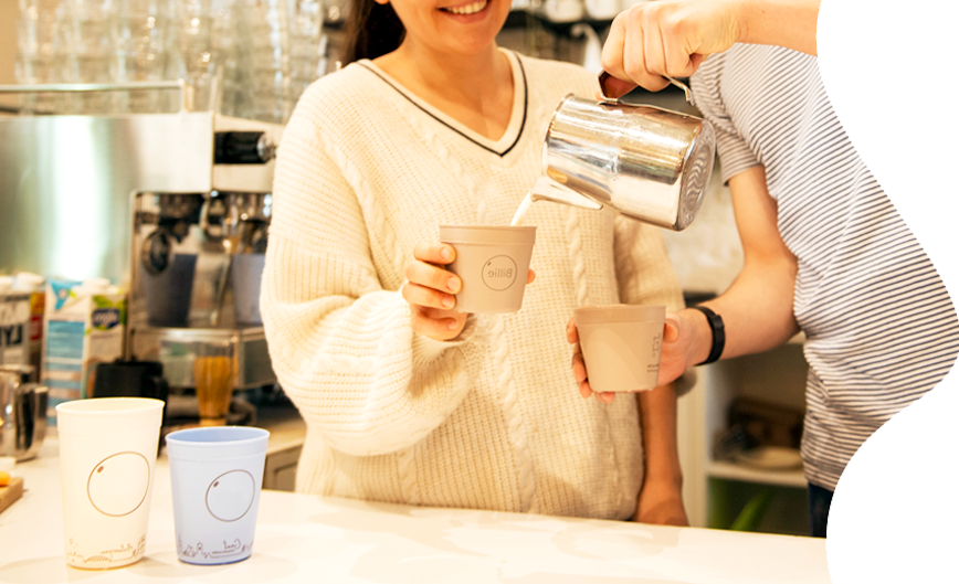 gobelet à café Billie cup avec lait