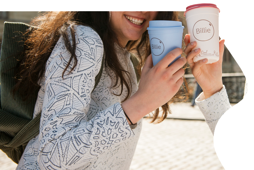 Gobelets à café consigné avec Billie Cup