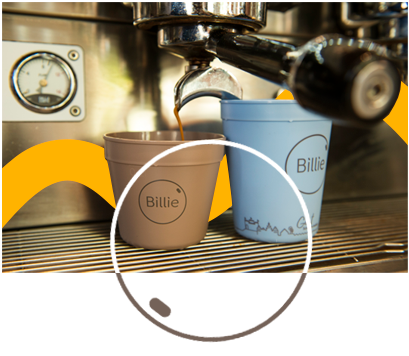 Billie Cup ® by Re-uz ®  Takeaway drinks & returnable cups