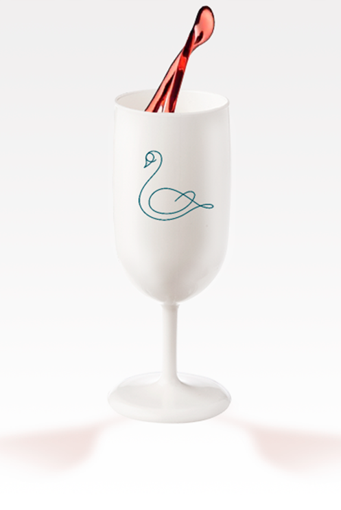 verre à vin blanc personnalisé réemployable