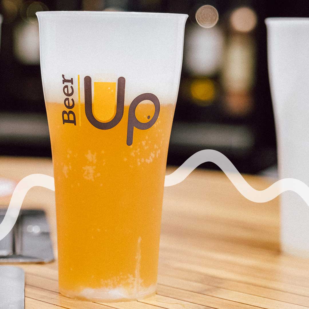 Gobelet à bière pour célébration - Beer Up by Re-uz