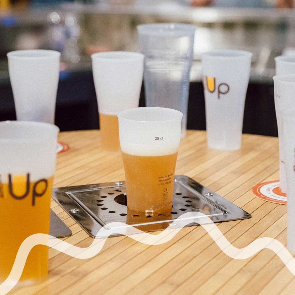 gobelet et tireuse Beer up ® pour festival