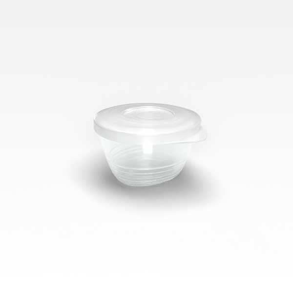 Reusable plastic ramekin Washable reusable tableware