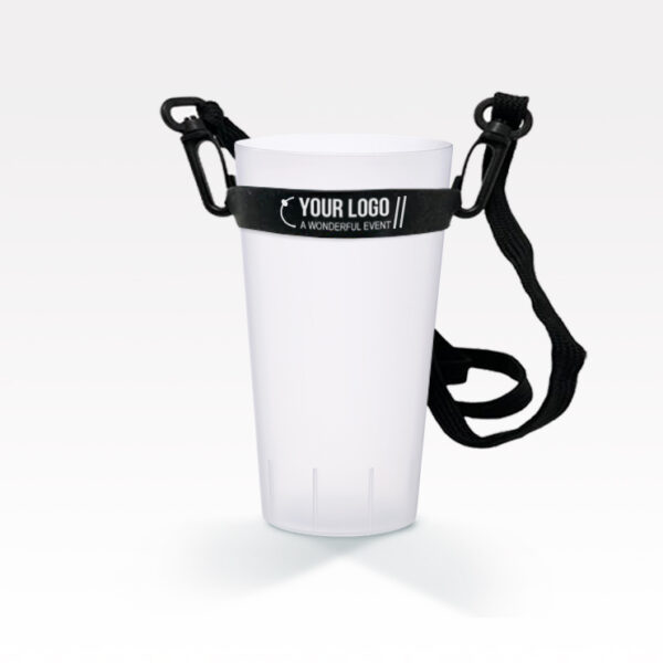 porte gobelet Ecocup tour de cou personnalisé